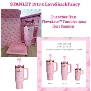 NEW STANLEY 1913 x LoveShackFancy Ibiza Summer Quencher H2.0 Flowstate™ 30oz